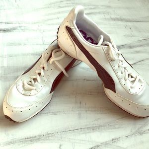 Pearly White Puma Ladies Golf Shoes